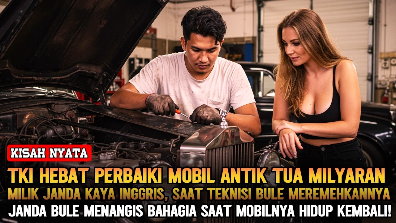MONTIR MAHAL GAGAL ❗ TKI INI JUSTRU BISA PERBAIKI MOBIL ANTIK MILYARAN MILIK JANDA BULE KAYA