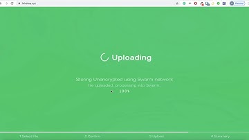 Upload a Website to Ethereum Swarm Using Fairdrop