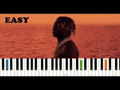 Lil Yachty ft Offset, Lil Baby - MICKEY (SLOW EASY PIANO TUTORIAL)