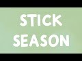 Noah Kahan - Stick Season (Lyrics)