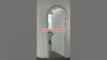 ✅ Hoàn thiện bộ cửa vòm cong đây là bộ cửa Composite màu trắng cho phòng khám bệnh tư nhân