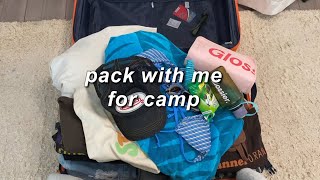 PACK WITH ME FOR SUMMER CAMP
