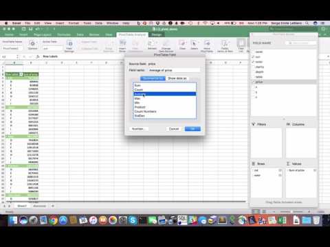 Pivot Table Example