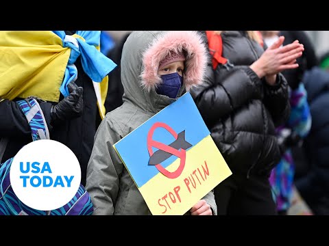 Ukraine: Anti-war protestors gather across world