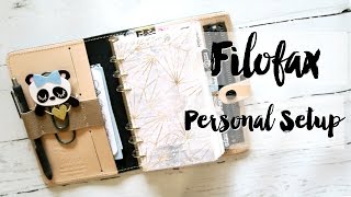 Filofax Personal Planner Setup | Raspberyl Designs