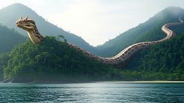 Part 31 - A Girl Alone Surviving In The Forest, One-Horned Wolf vs Giant Python on a Deserted Island