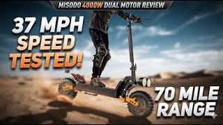 Misodo 4000W Dual Motor Electric Scooter Review | 37 MPH Speed & 70 Mile Range Tested