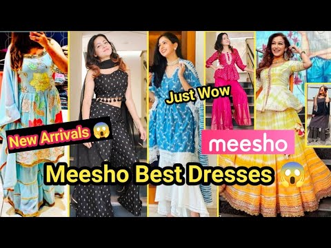 Meesho Celebrity Style Designer Dress/Gown Haul | Meesho Dress/Kurta ...