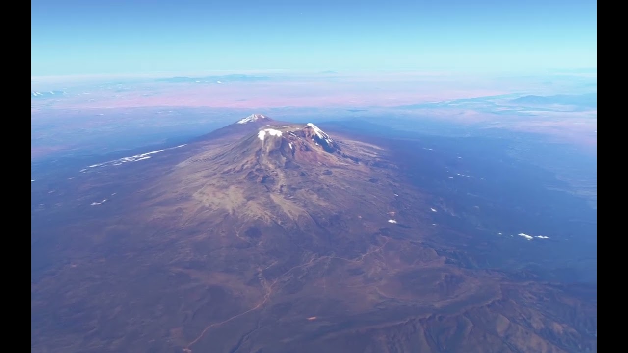 Mount Kilimanjaro area on Google Earth. Infinite Flight