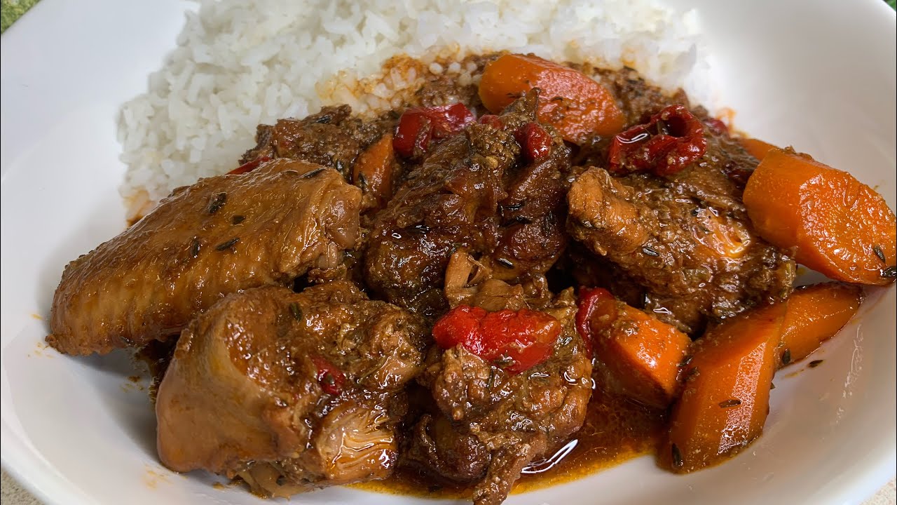 Brown Stew Chicken Simple & Delicious recipe by Toya's Kitchen