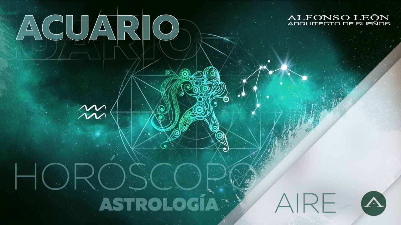 ACUARIO | 16 AL 22 DE OCTUBRE | HORÓSCOPO SEMANAL | ALFONSO LEÓN ARQUITECTO DE SUEÑOS los astros del zodiaco