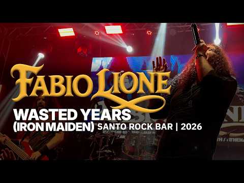 FABIO LIONE | Wasted Years (Iron Maiden) | Santo Rock Bar 2026 | 4K Video
