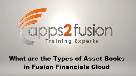What are the Types of Asset Books in Fusion Financials Cloud