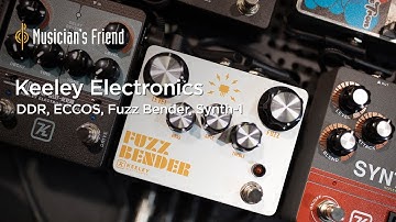 Keeley Electronics DDR, Eccos, Fuzz Bender and Synth-1 - Demo and Features