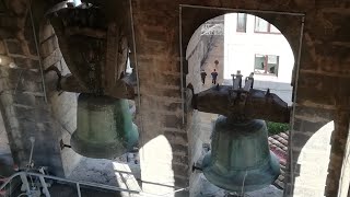 Toque de fiesta en la iglesia de San Lorenzo. Burgos