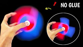 : How To Make A Paper Fidget Spinner WITHOUT BEARINGS @MrMonuexperimentz