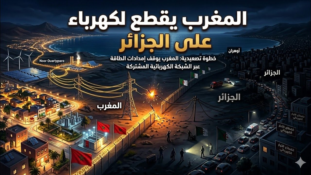 نهاية إيران و إغتيال خامنئي و المغرب يقطع الكهرباء على الجزائر