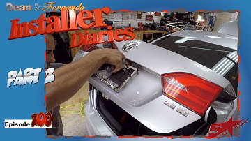 VW Jetta in for an upgrade,  gets a backup camera Installer Diaries 200 part 2