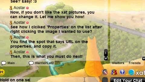 How to Change your Screen name and icon on Xat Chat boxes