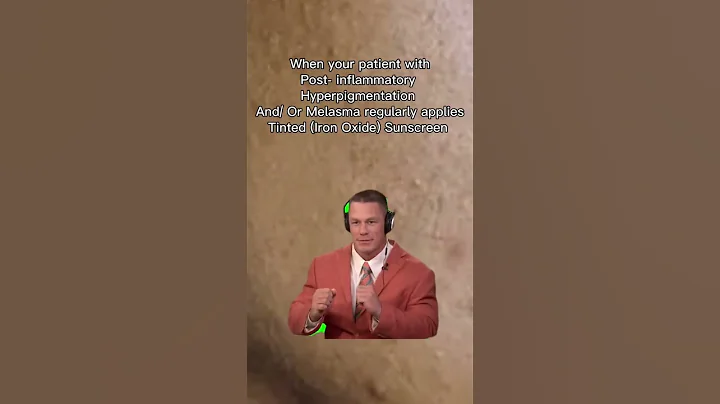 Tinted Sunscreen is key for hyperpigmentation! #shorts #skincare #skin #tintedsunscreen #melasma