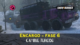 SnowRunner / camino torcido / encargo / fase 6 screenshot 1