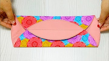 2 ways to make card wallet and coin purse from circle piece❤️Sewing gifts ideas