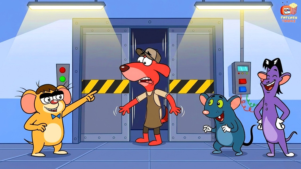 Dog Trapped in a Factory Door by Hi-Tech Rats!? | Dog and Rat