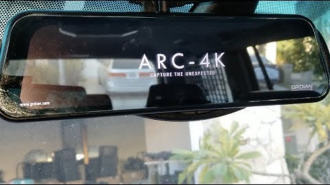 ARC-4K Rear Mirror Dash Camera Full Installation On Lexus GX470