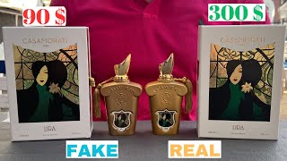 Fake vs Real Xerjoff Casamorati Lira Perfume