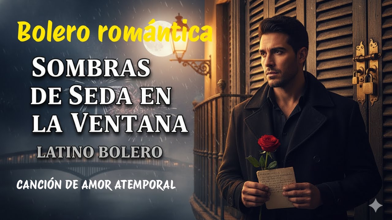 Sombras de Seda en la Ventana, Bolero Romántico Español, Letra, Latino Bolero