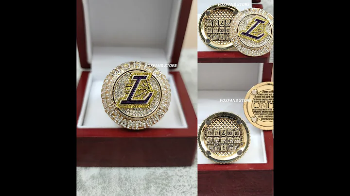 Top Removable 2020 Los Angeles Lakers Championship Ring Official Design