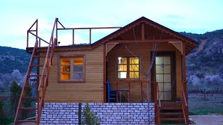 Building a Wooden House  Garden Arrangement  off grid