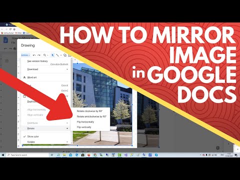 How to Mirror an Image in Google Docs
