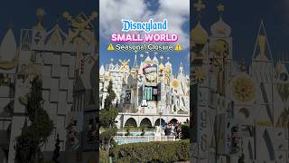 Its A Small World Extended 2025 Closure