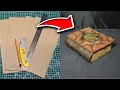 Книга-Шкатулка из картона и папье-маше своими руками. DIY