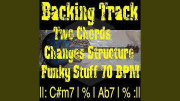 Backing Track Two Chords Changes Structure C#m7 Ab7