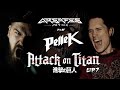 ATTACK ON TITAN OP 7 | ft. PelleK | EXTREME METAL COVER | SiM - The Rumbling