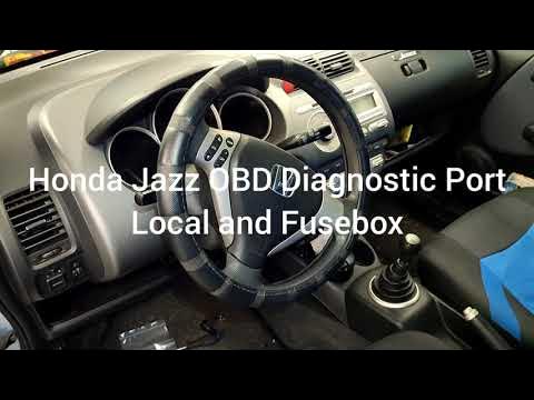 Honda Jazz OBD Diagnostic Port Local and Fusebox - YouTube
