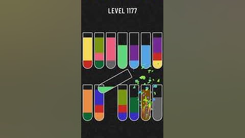 water sort puzzle - level 1177