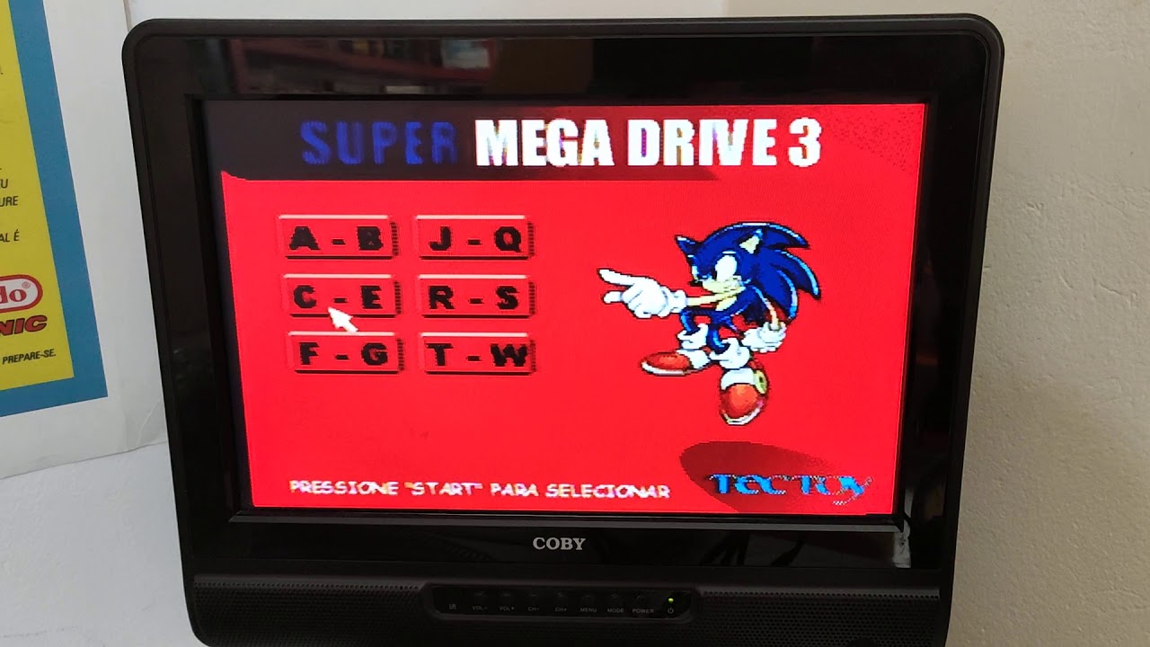 Teatamdo Super Mega Drive 3 60 jogos tectoy - YouTube