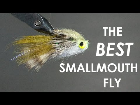 Tying The BEST Smallmouth Bass Fly (Step-by-Step + Underwater