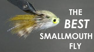 Tying The BEST Smallmouth Bass Fly (StepbyStep + Underwater Footage)