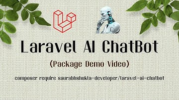 Laravel AI ChatBot (Larval Package) - Demo