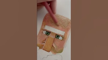 MINECRAFT VILLAGER ART #minecraft #minecraftmovie #minecraftmemes #art #artist #minecraftsurvival