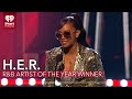 H.E.R. Acceptance Speech - R&B Artist Of The Year | 2021 iHeartRadio Music Awards