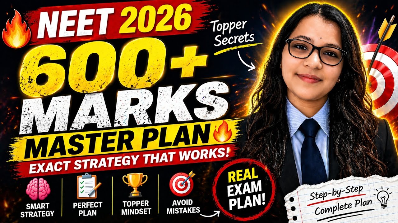 Planning to score 600 marks in NEET 2026 ! Don't waste your preparation ...