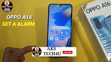 How to Set Alarm in Oppo A16| Oppo A16 Alarm Setting | Oppo A16 Mai Alarm