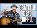 Grateful dead ripple guitar lesson  tutorial