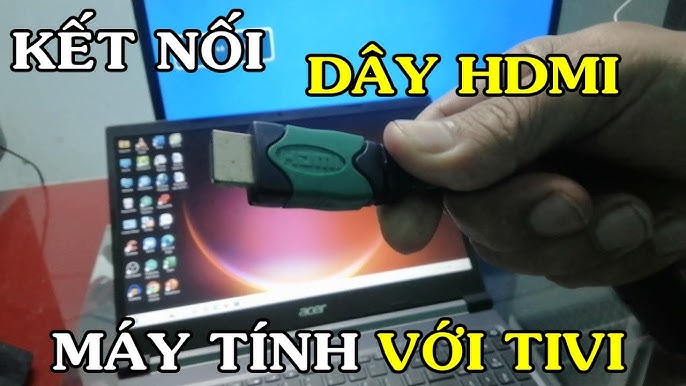 Hướng dẫn kết nối laptop với tivi bằng dây cab HDMI - YouTube