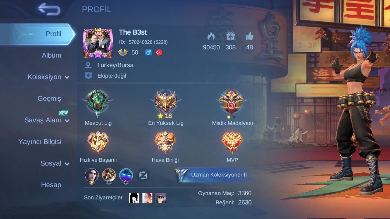 MOBİLE LEGENDS 190 KOSTÜM 92 HERO BÜTÇE DOSTU videosu